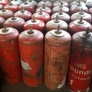 A gas cylinder of 50 liters. Delivery is free.