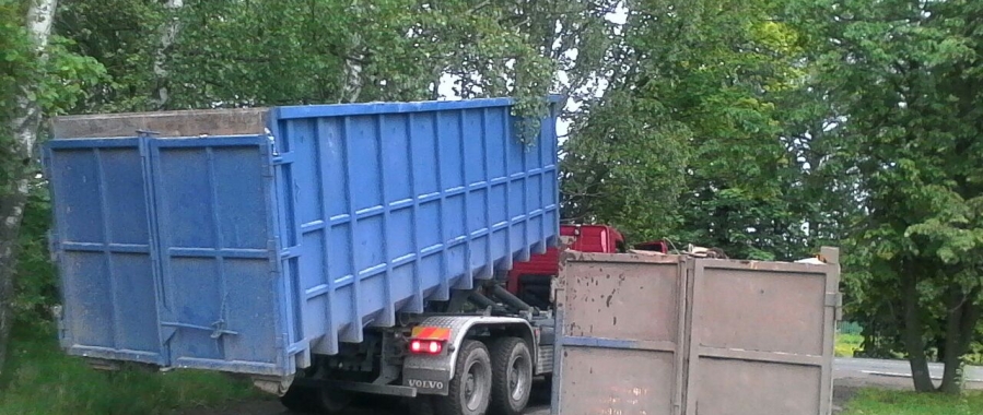 Вывоз мусора контейнером (бункером) 8 и 20 м3