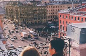 Фотосессия по крышам Санкт-Петербурга