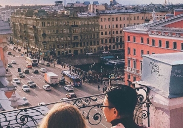 Фотосессия по крышам Санкт-Петербурга